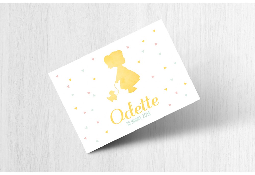 Meisje met eendje